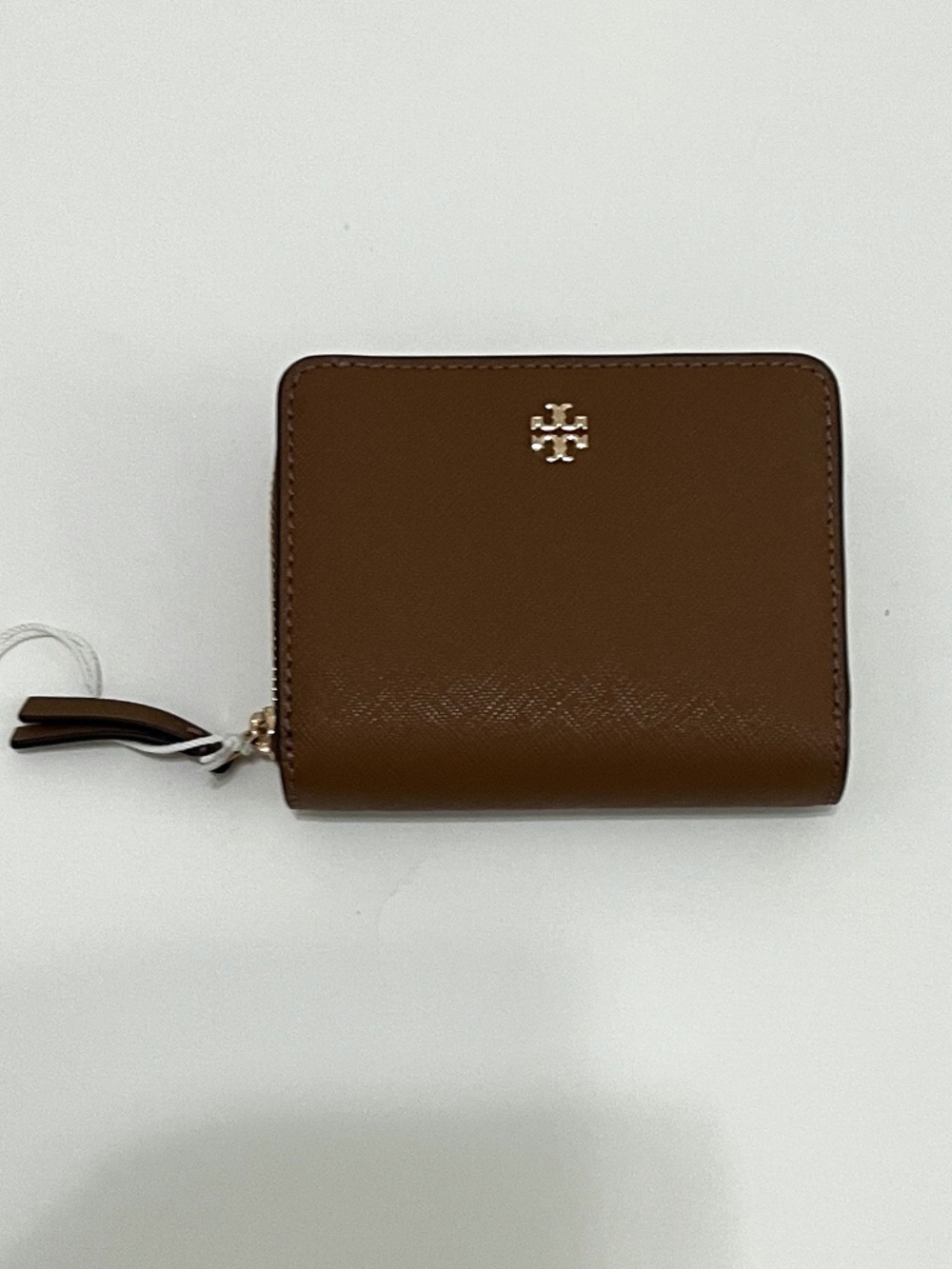 NWT Tory Burch Emerson Mini Wallet - Moose (Brown)